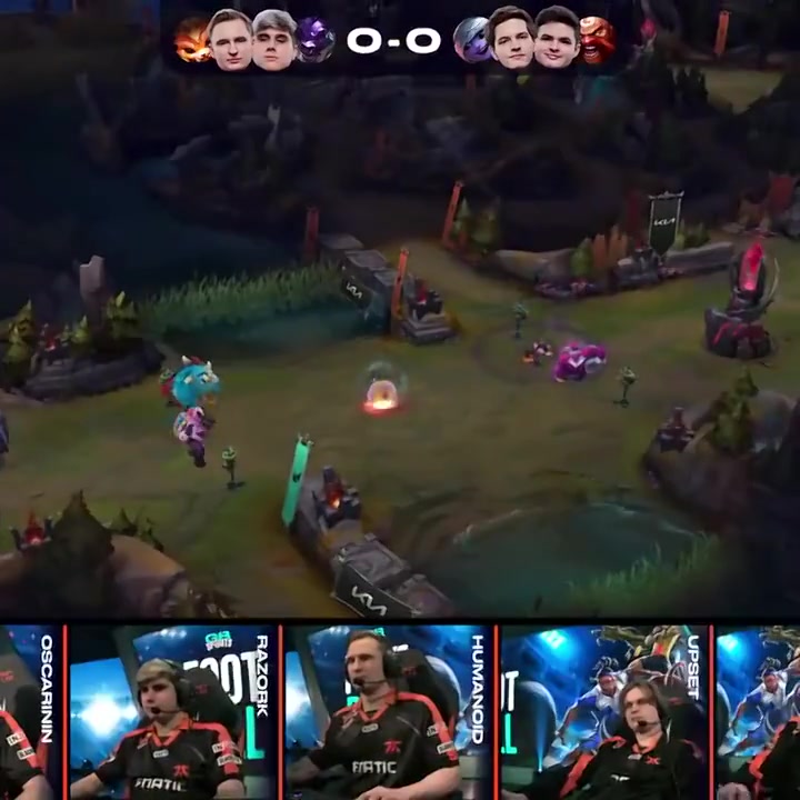 谈球吧这一幕我在布锅锅那里见过！LEC赛前整活FNC五人玩起足球射门挑战